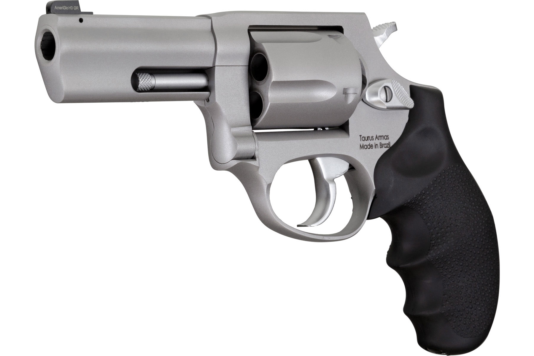 Taurus Defender 605 357 Mag / 38 Spl +P Matte Stainless Steel 3.00 in. Hogue Rubber Grip