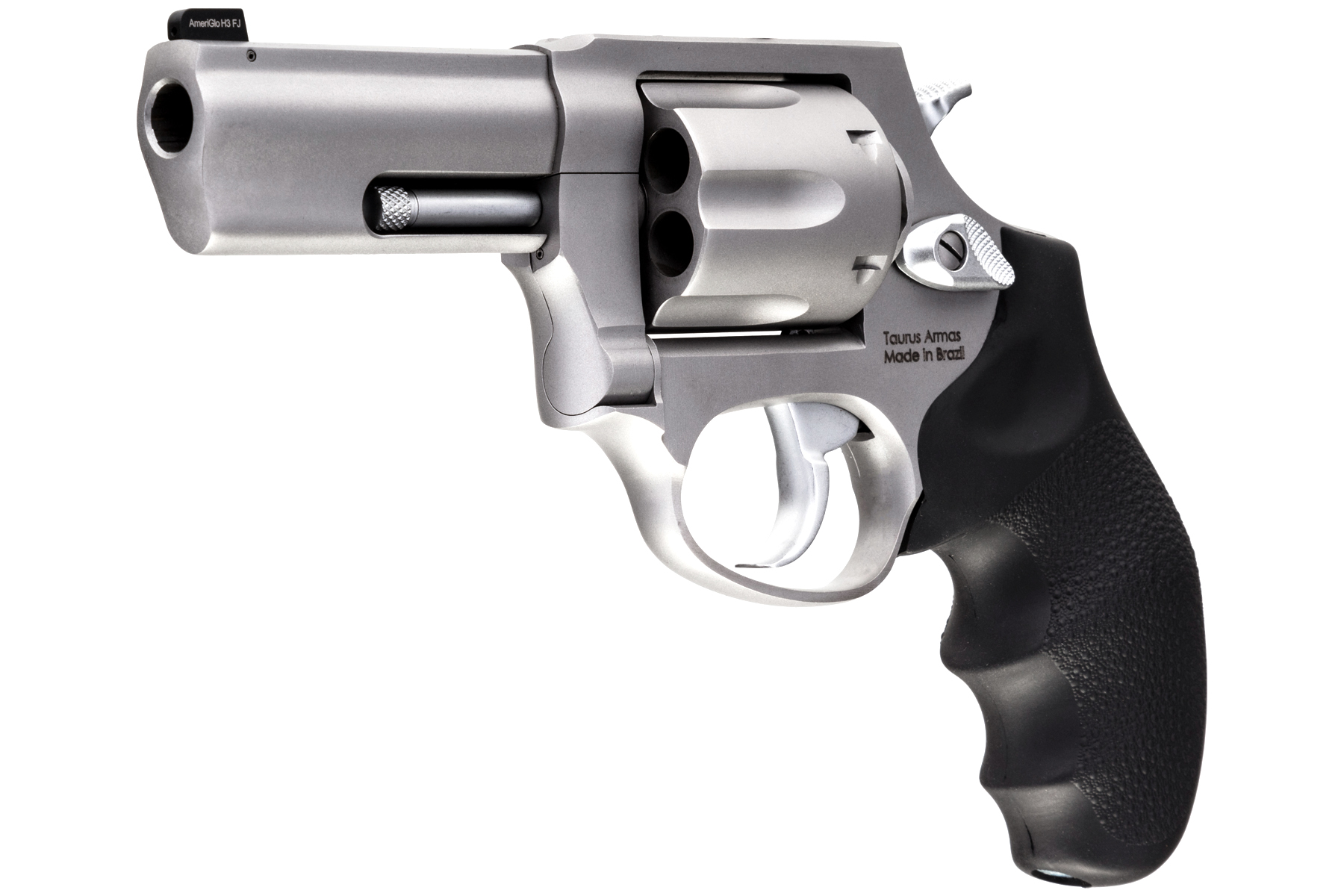 Taurus Defender 856 38 Spl +P Matte Stainless 3.00 in. Hogue Rubber