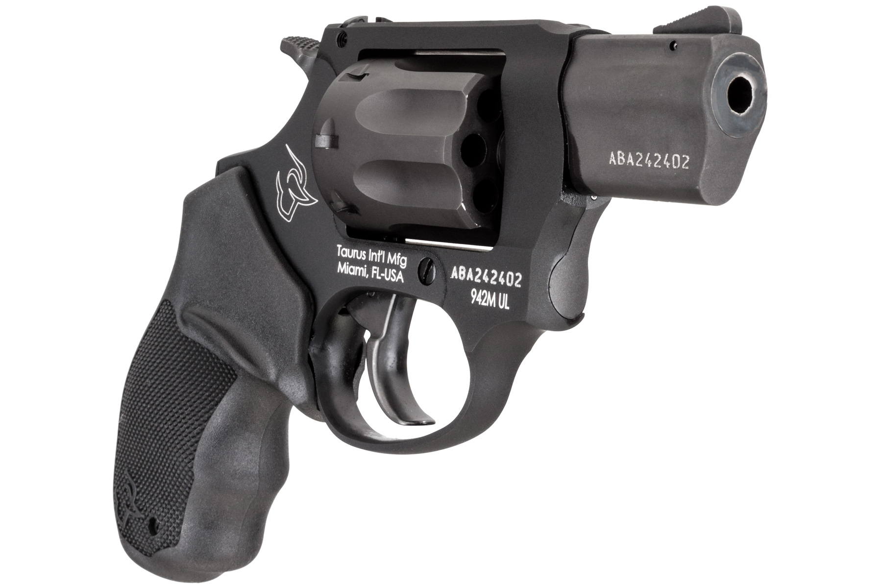 Taurus Protector 942 22 WMR Hard Anodized Black Ultra-lite 2 in.