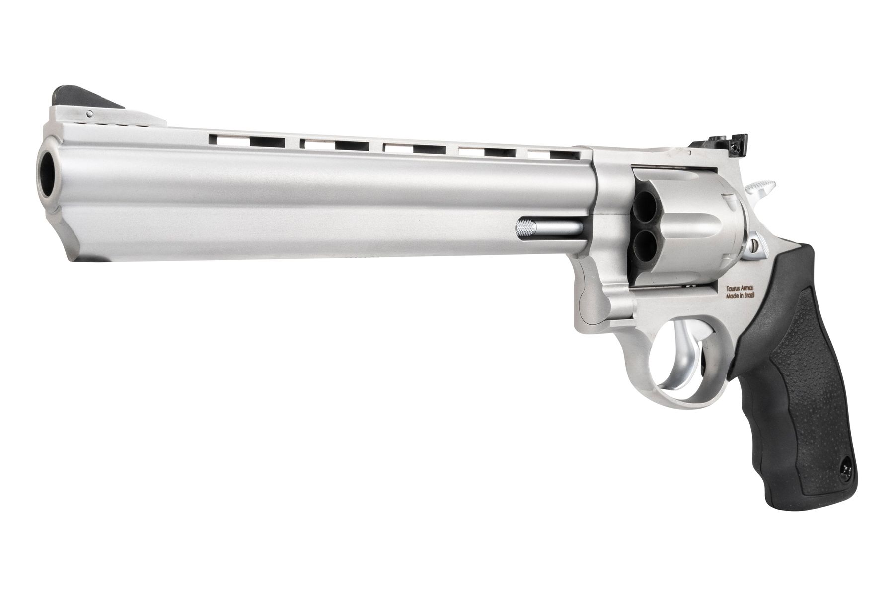 Taurus 44 Mag Matte Stainless 8.37 in. Soft Rubber