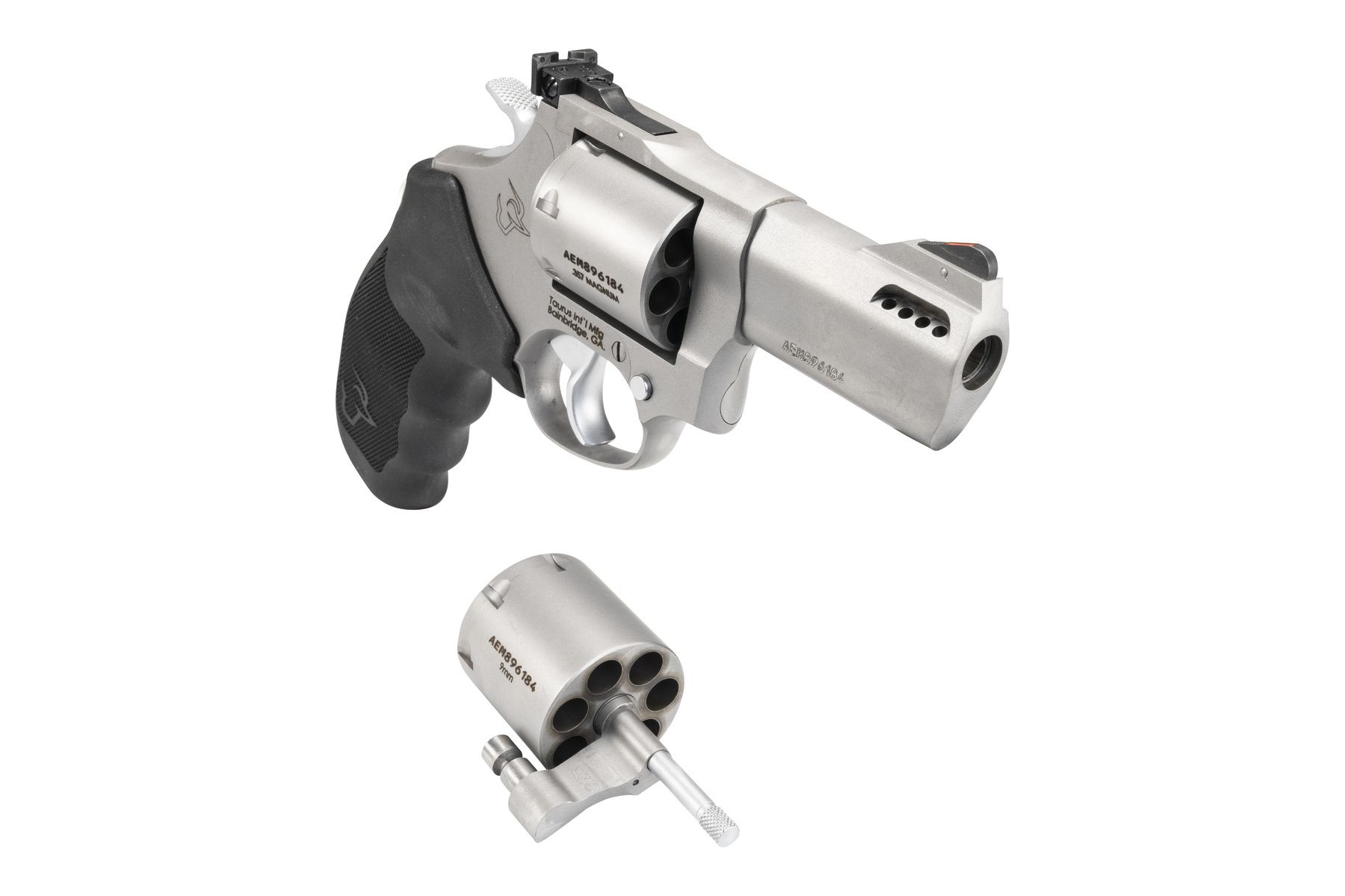 Taurus 692 357 Mag / 38 Spl +P / 9mm Luger Matte Stainless 3.00 in.