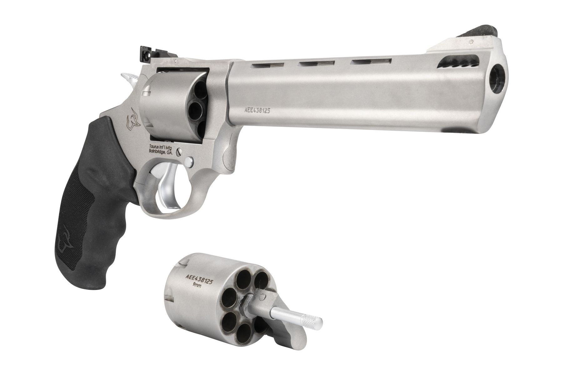 Taurus 692 357 Mag / 38 Spl +P / 9mm Luger Matte Stainless 6.50 in.