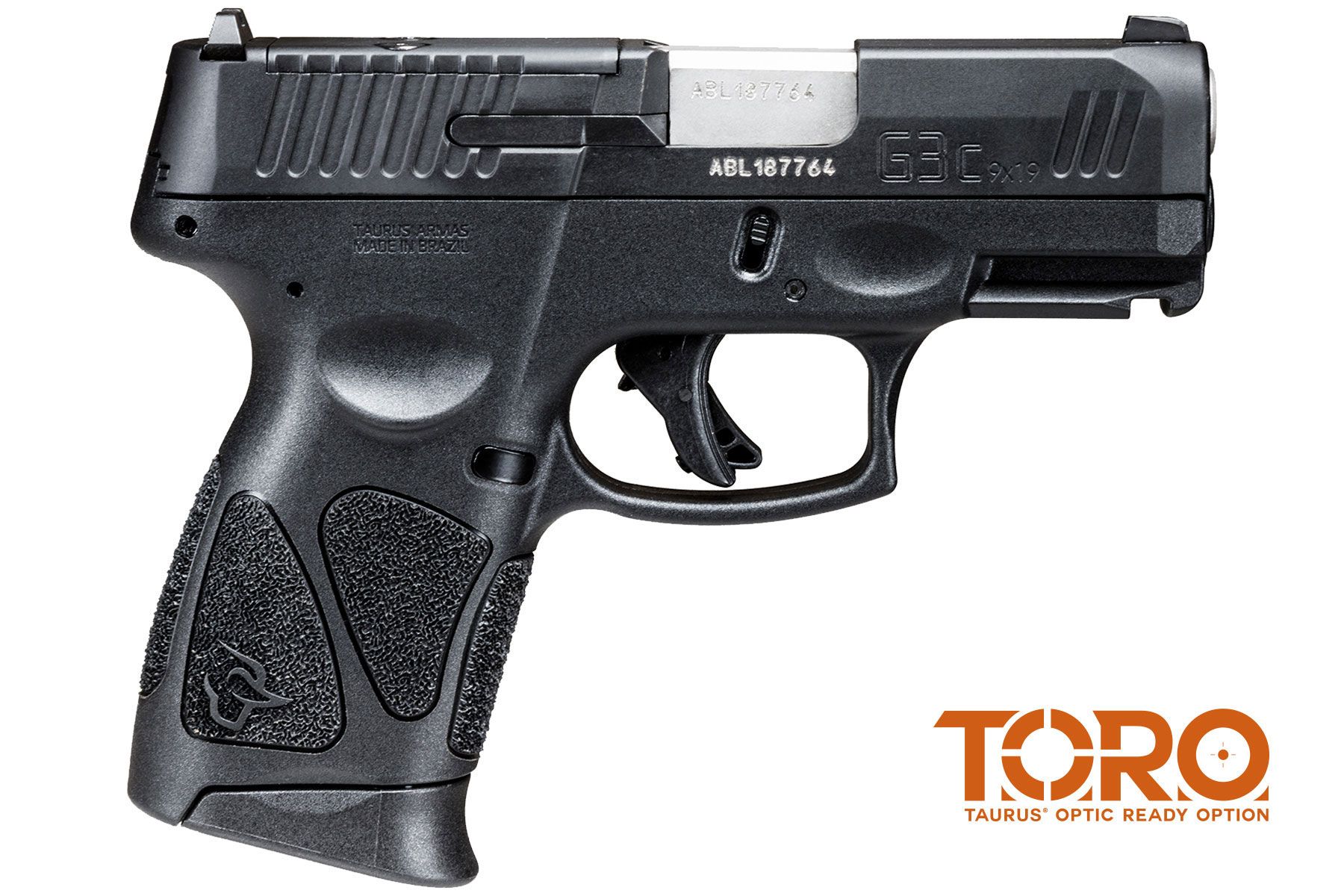 T.O.R.O. Tenifer Matte Black 9mm Luger Compact 12 Rds.